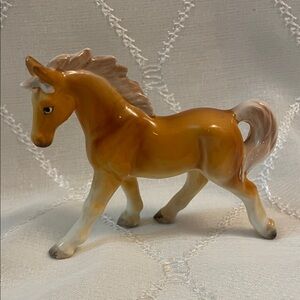Vintage Japan Brown Ceramic Horse Figurine